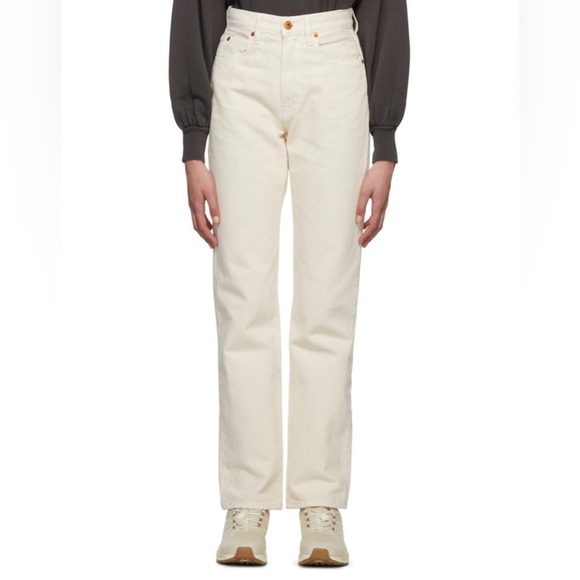 SLVRLAKE Beige Straight Jeans Size 26 - Picture 2 of 8